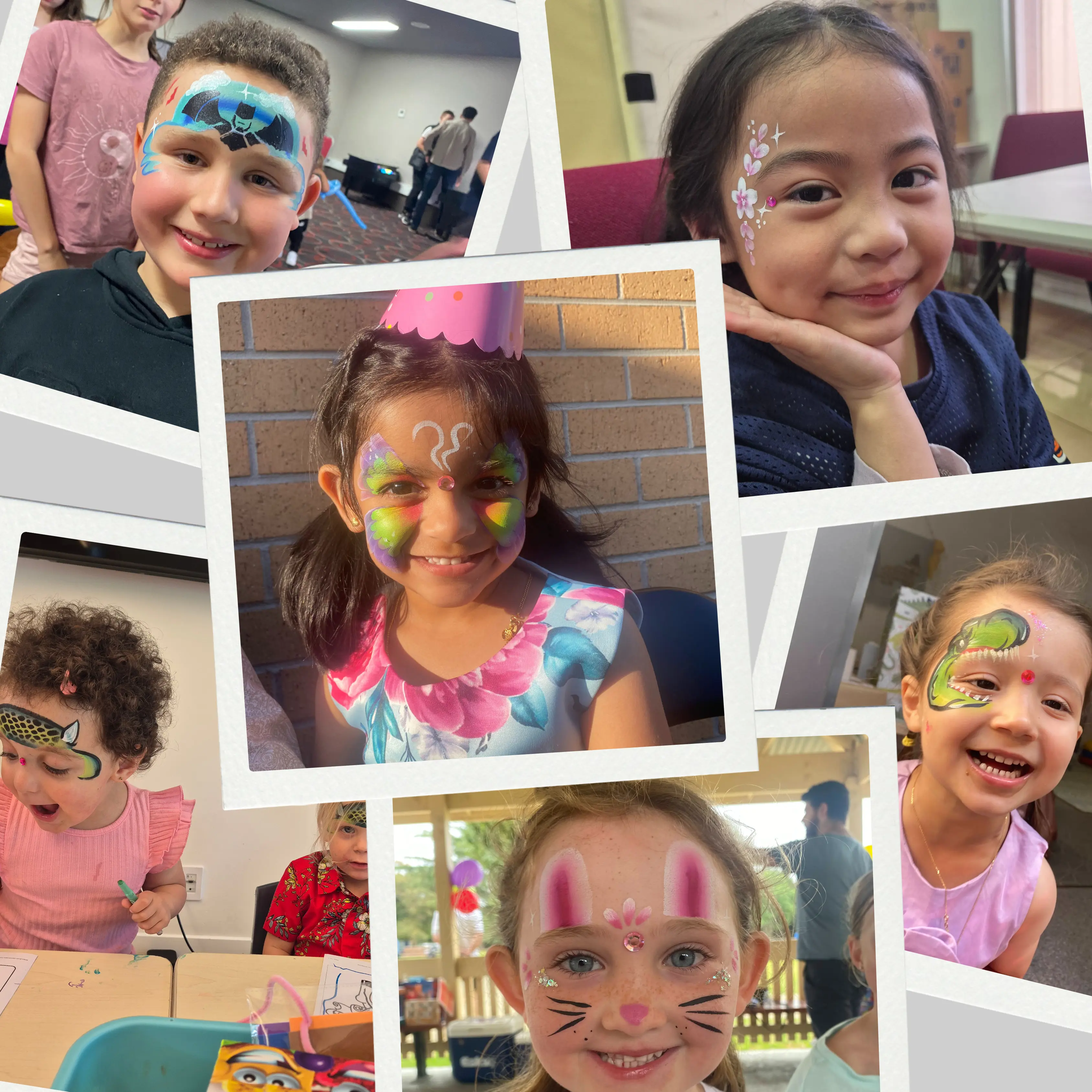 Allyzamevents face painting and party entertainment services